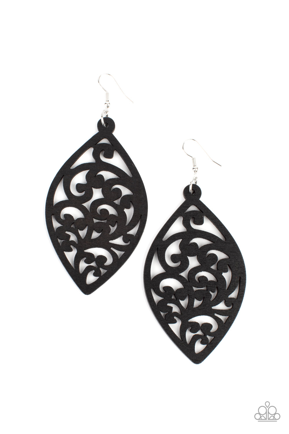 Coral Garden - Black Earring