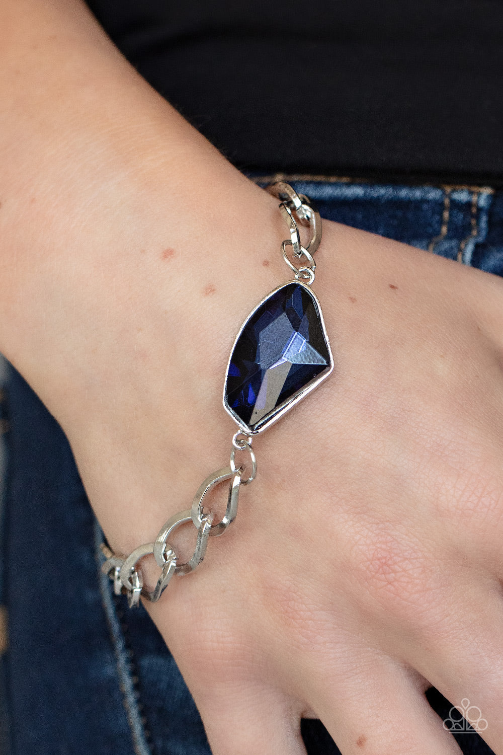 Galactic Grunge - Blue Bracelet