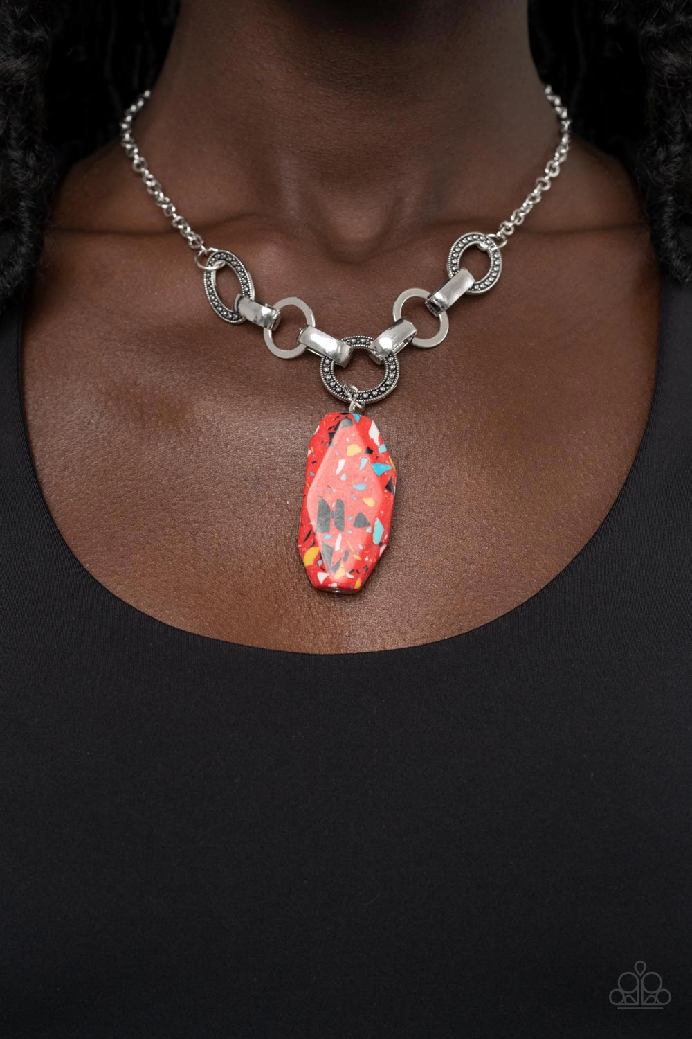 Mystical Mineral - Red Necklace