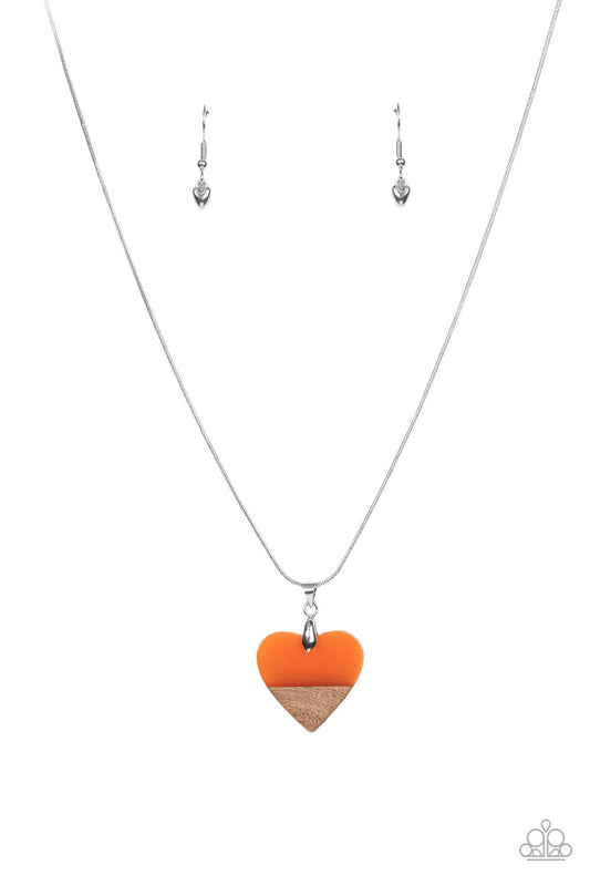 You Complete Me - Orange Necklace