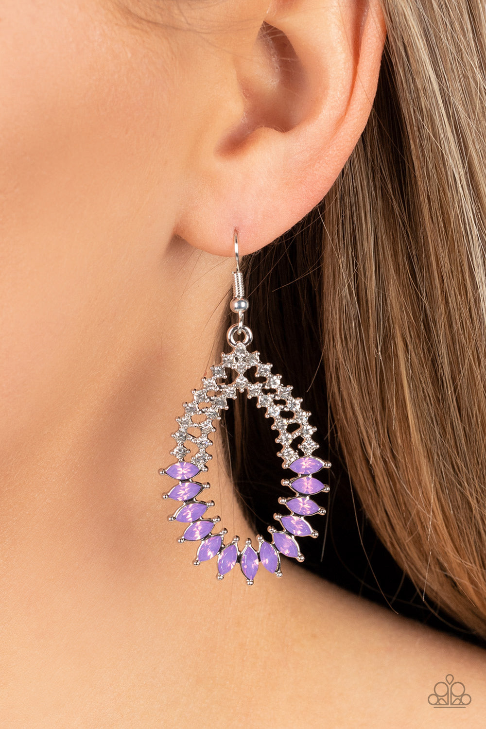 Lucid Luster - Purple Earring