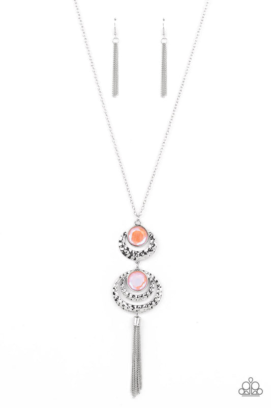 Limitless Luster - Orange Necklace