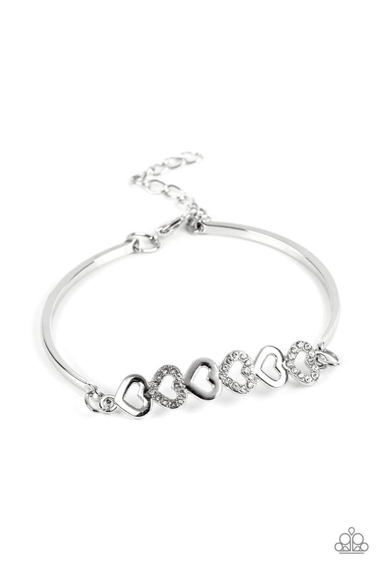 Attentive Admirer - White Bracelet