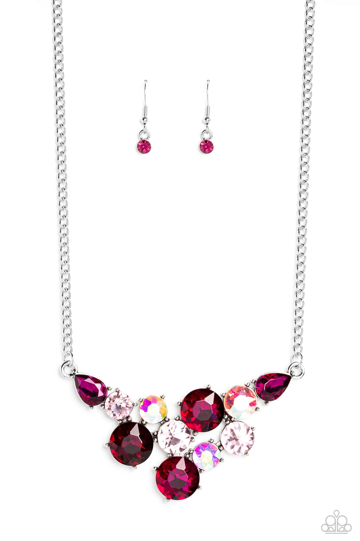 Round Royalty - Pink Necklace