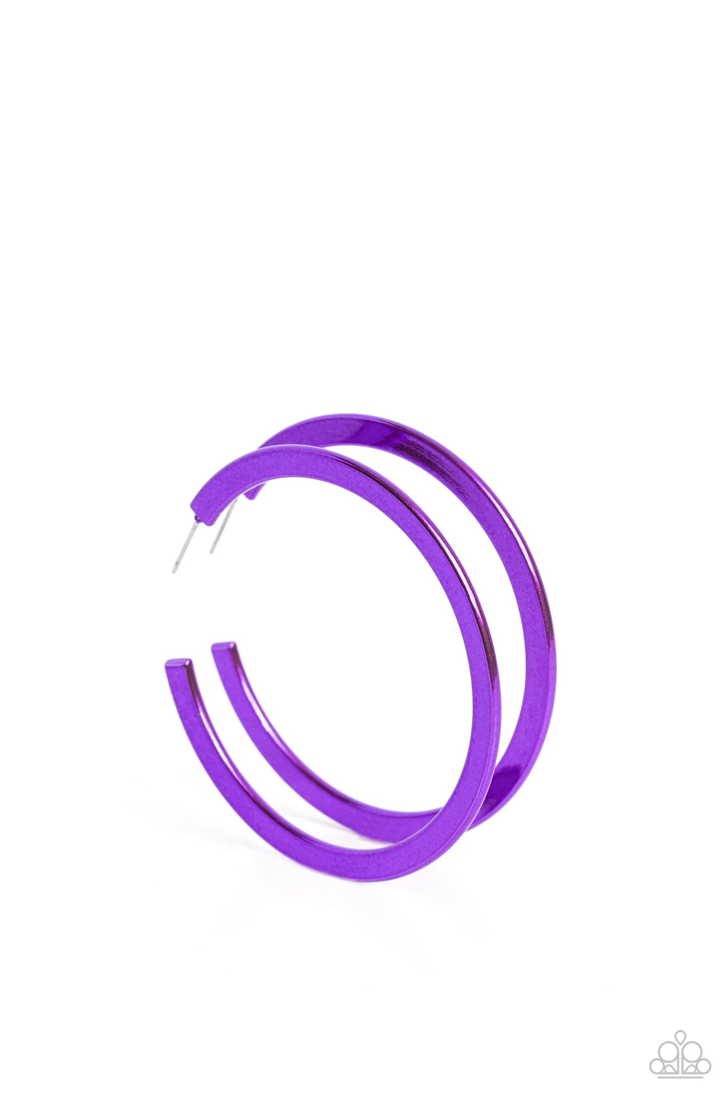 Pop HOOP - Purple Hoop Earring