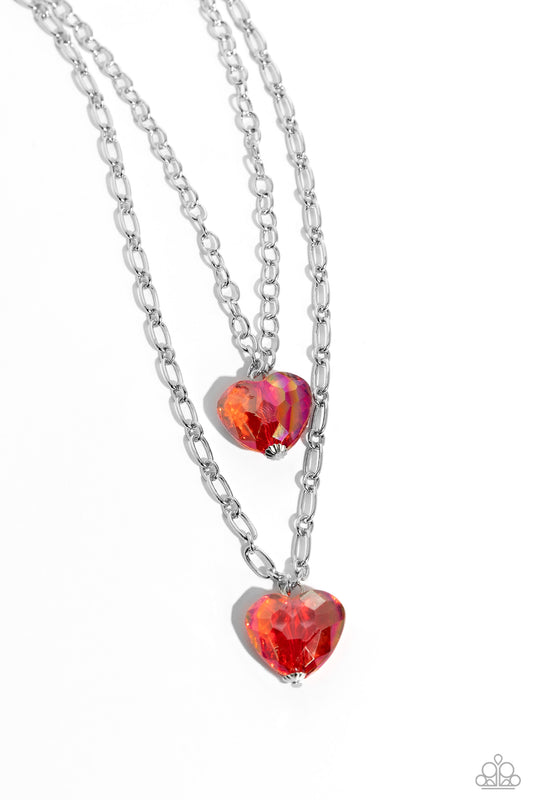 Layered Love - Red Necklace