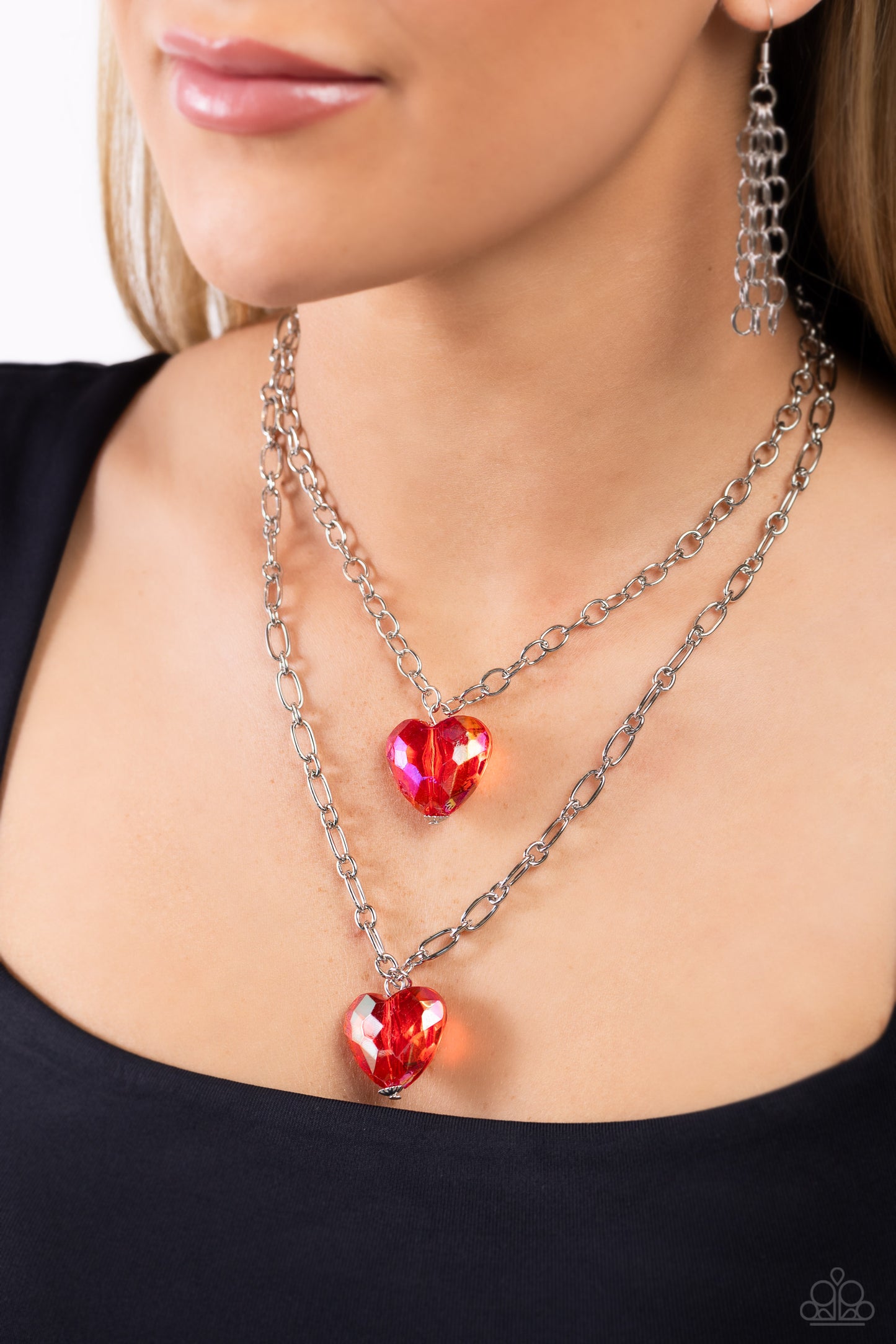 Layered Love - Red Necklace