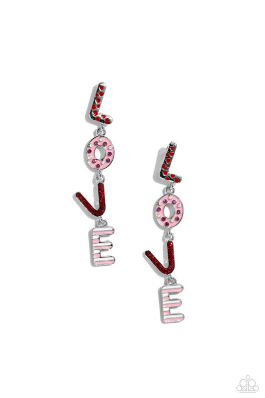 Admirable Assortment - Red Post Earring