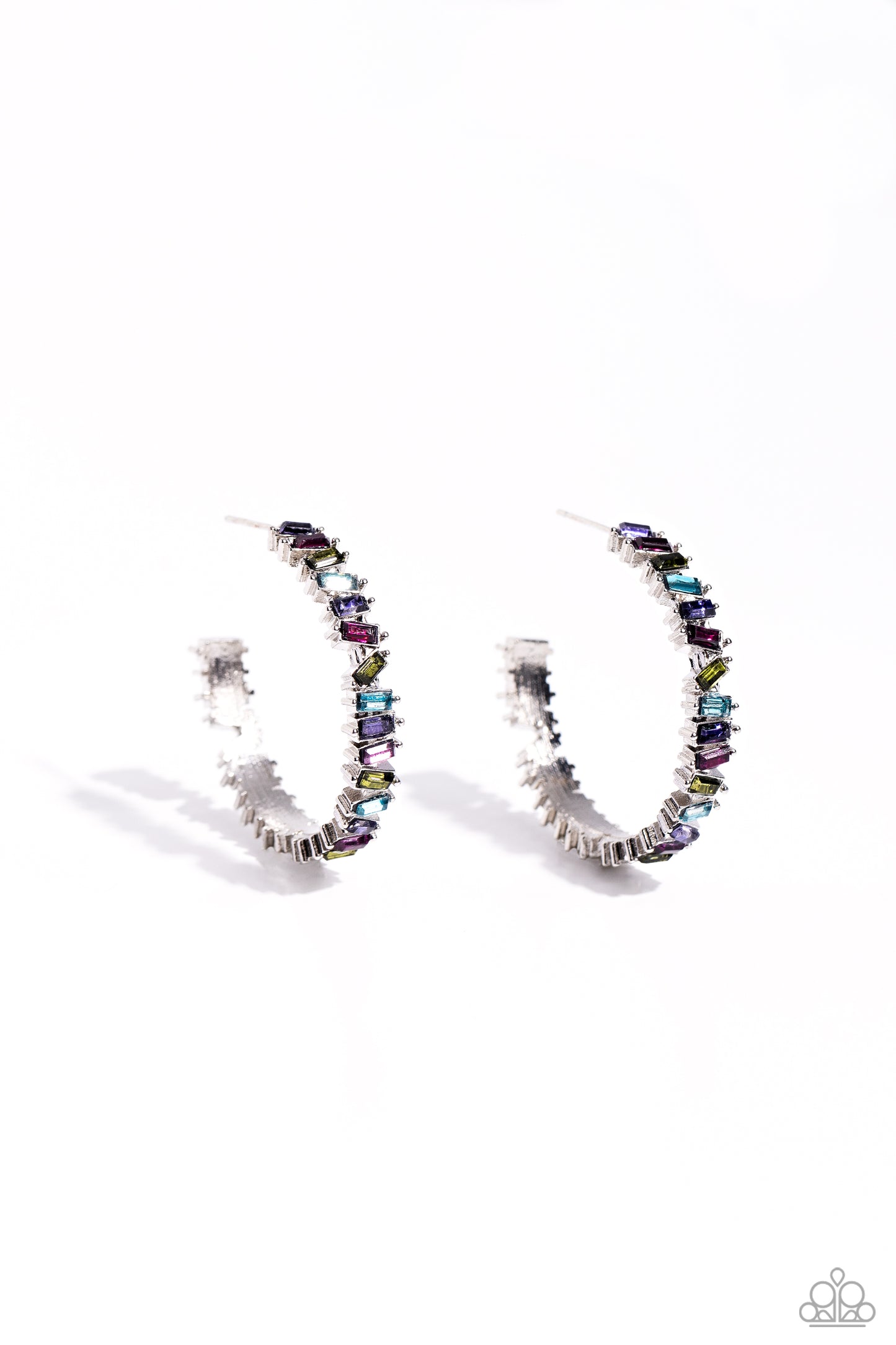 Effortless Emeralds - Multi Hoop Earring