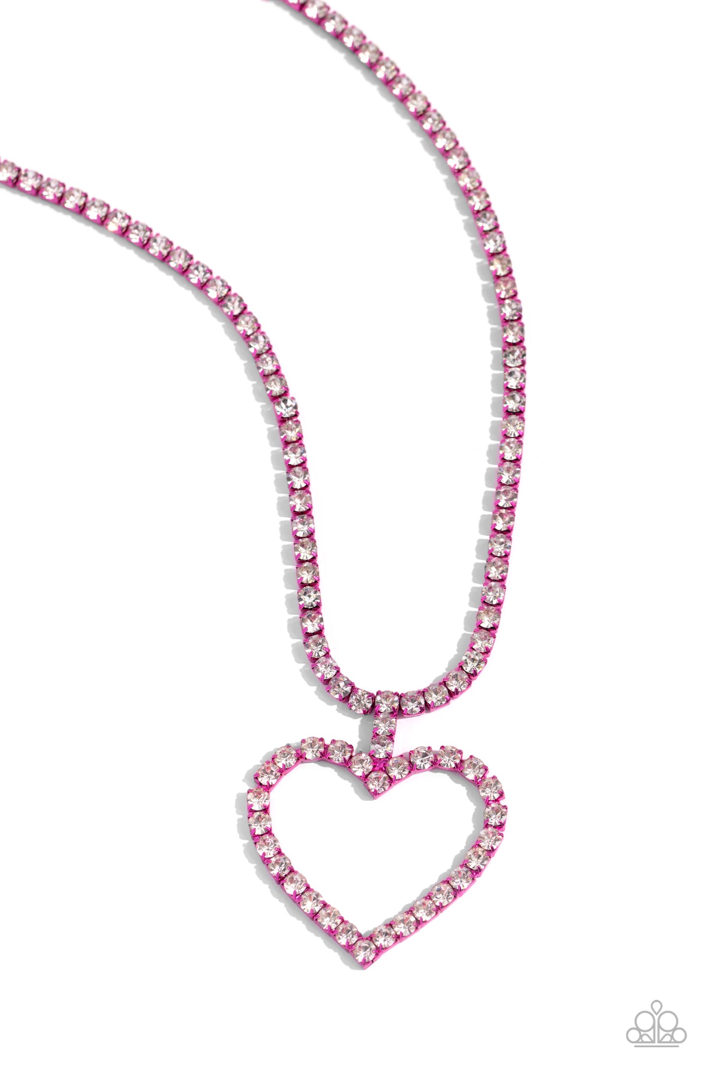 Flirting Fancy - Pink Necklace